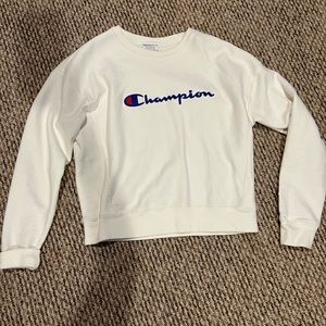 White Champion Hoodie